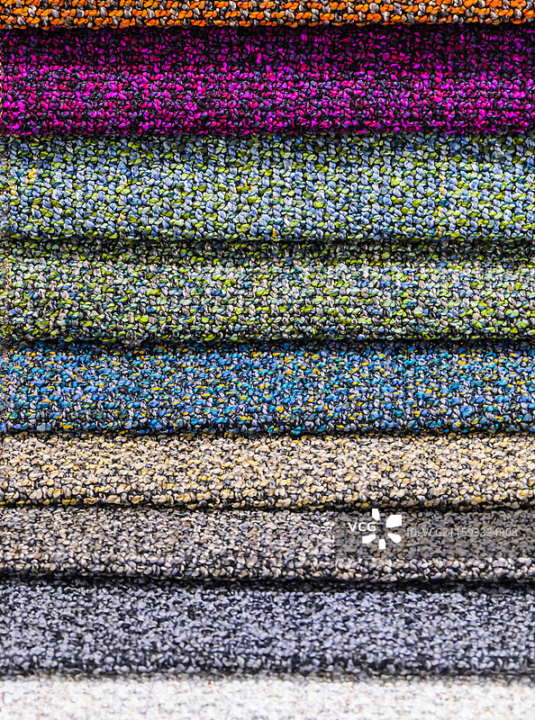 棉麻布色彩陈列图片素材