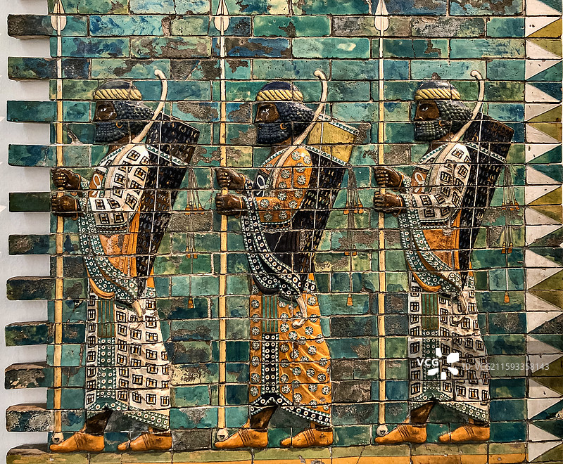 德国柏林博物馆 博物馆岛 佩加蒙博物馆 古巴比伦城门 伊斯塔尔门图片素材