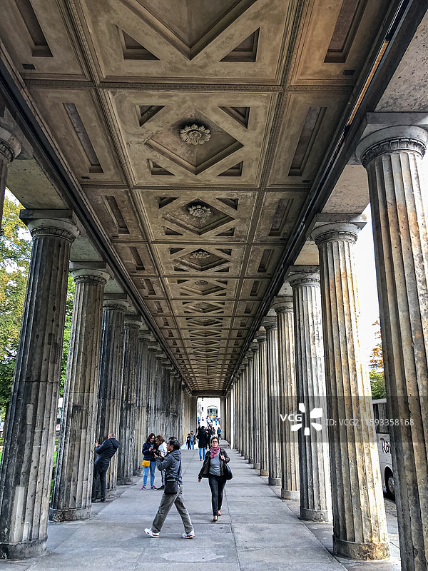 德国柏林博物馆 博物馆岛 佩加蒙博物馆 博物馆走廊图片素材