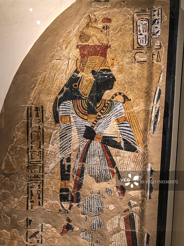 德国柏林博物馆岛 柏林新博物馆 古埃及文物图片素材