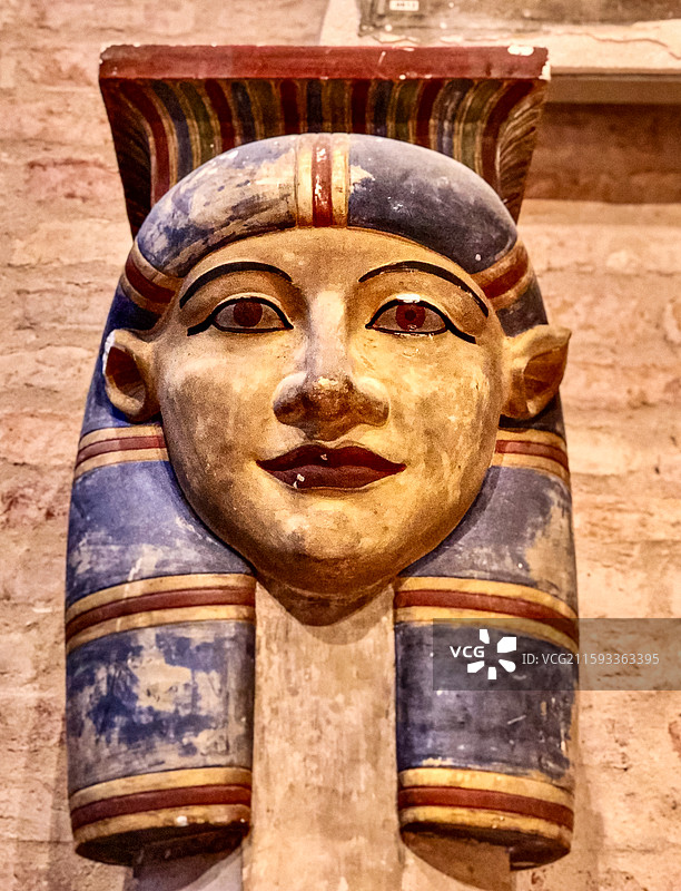 德国柏林博物馆岛 柏林新博物馆 古埃及文物图片素材