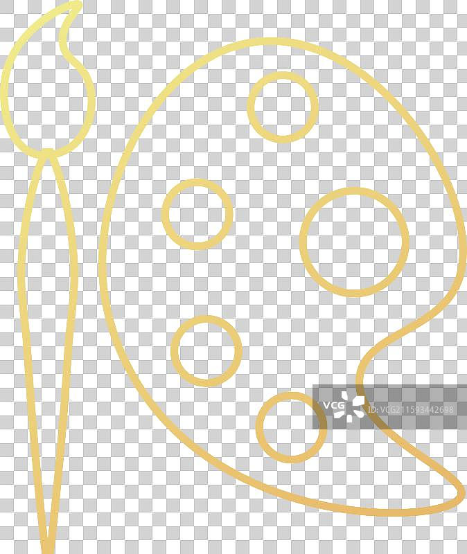 平面调色板图标图片素材