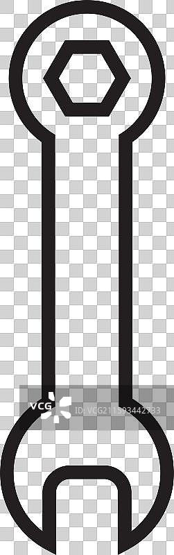 平头螺丝刀图标符号图片素材