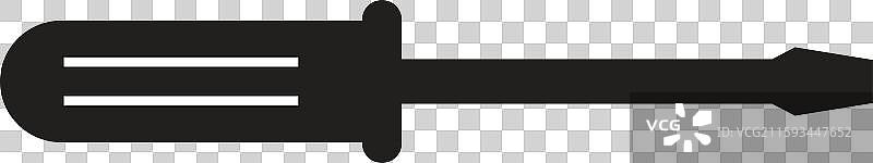 平头螺丝刀图标符号图片素材