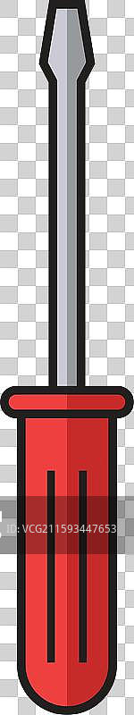 扁平化螺丝刀图标图片素材