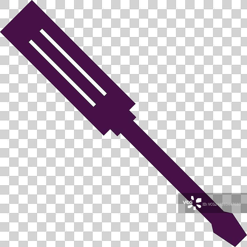 平头螺丝刀图标符号图片素材