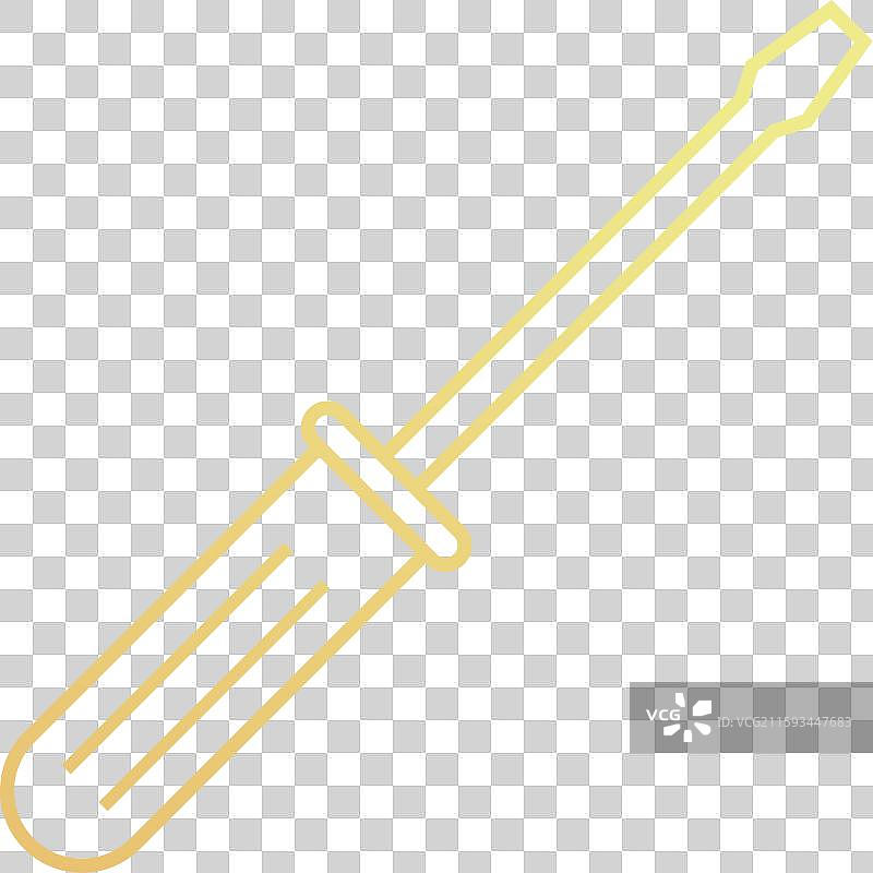 平面螺丝刀图标图片素材