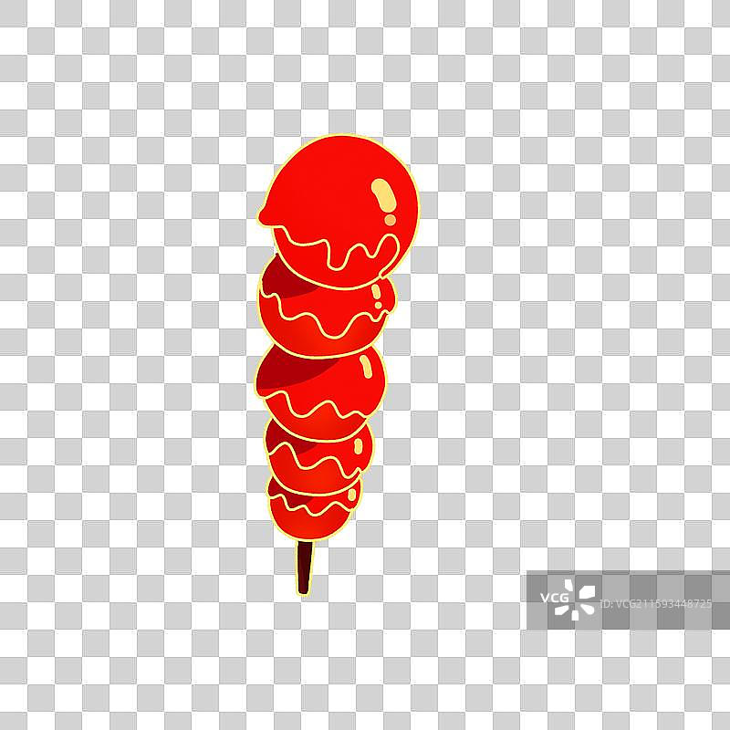 冰糖葫芦元素图片素材