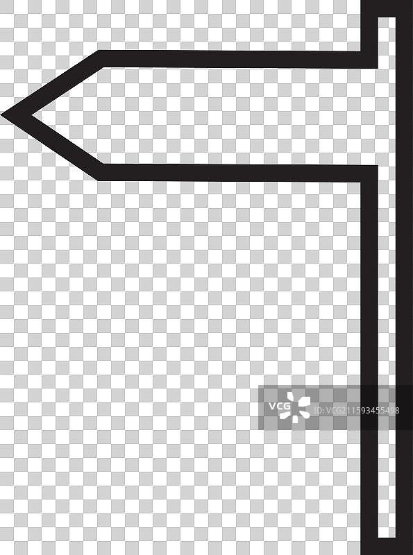 指示牌图标方向线图标孤立图片素材