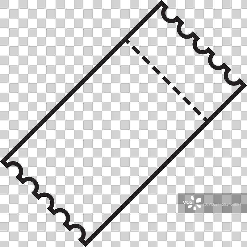 扁平化票据图标符号图片素材