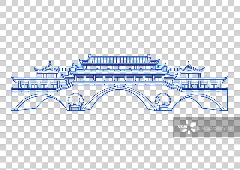 成都安顺廊桥九眼桥图片素材