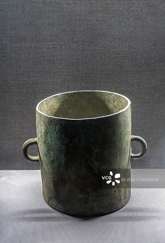 湖北省荆州博物馆“荆州出土铜器展”：量（战国，荆州征集，荆州博物馆）图片素材