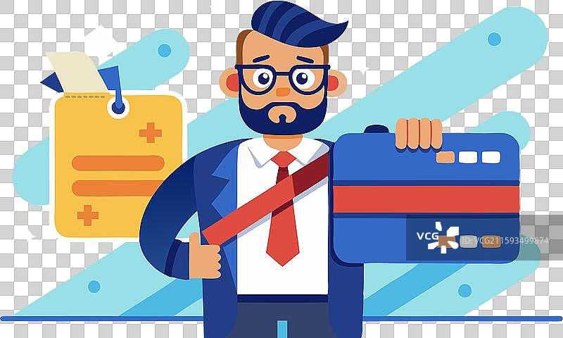 商人修复信用卡图片素材