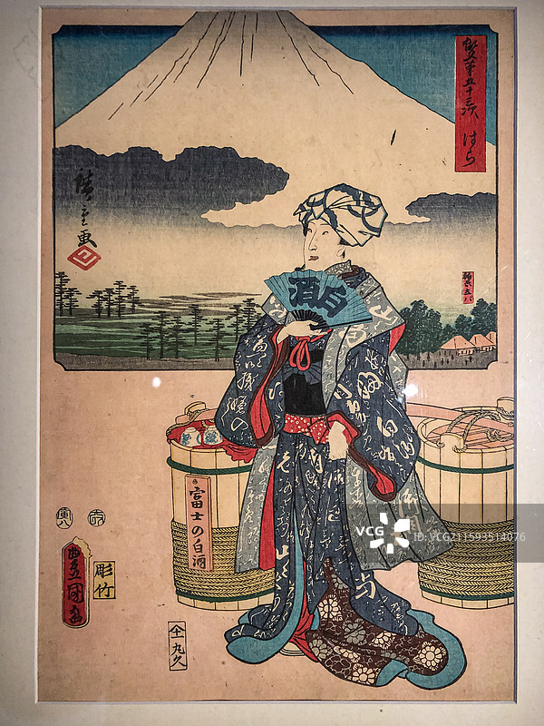 法国吉美博物馆 日本浮世绘图片素材