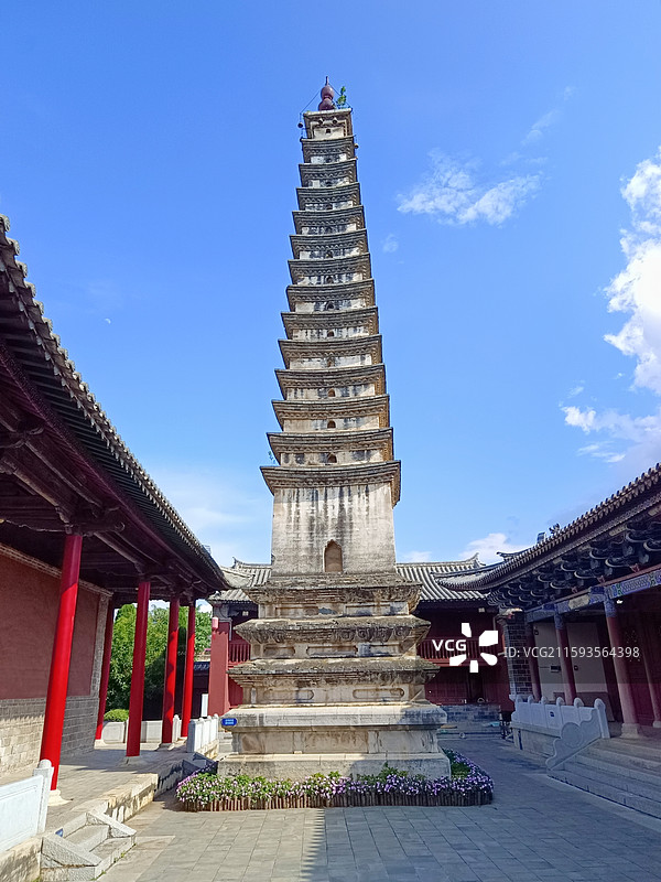建水古城玉皇阁崇文塔图片素材