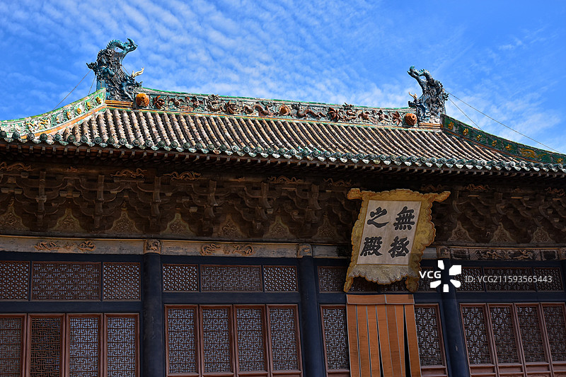 山西芮城永乐宫三清殿图片素材