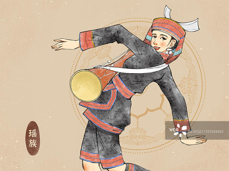 56民族美女版，白族侗族瑶族与吉林省延边朝鲜族自治州朝鲜族图片素材