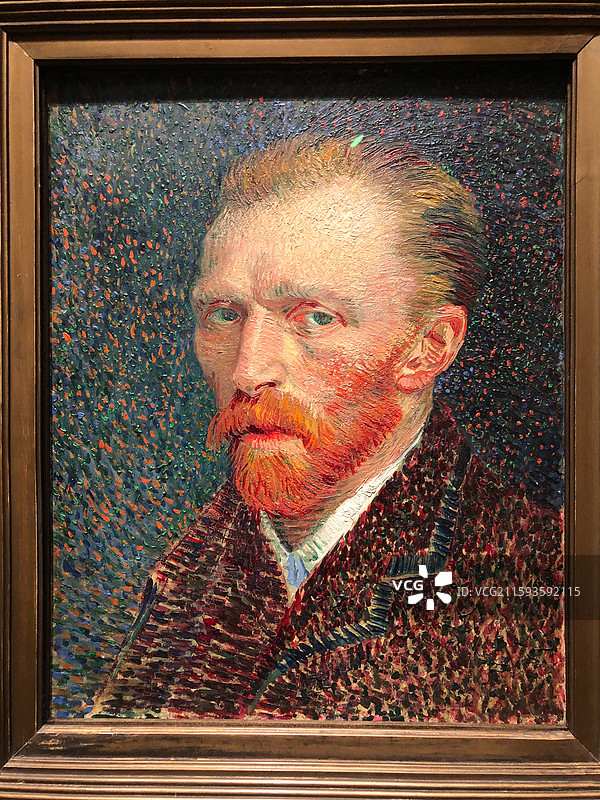 芝加哥艺术博物馆 梵高 自画像 Vincent van Gogh图片素材