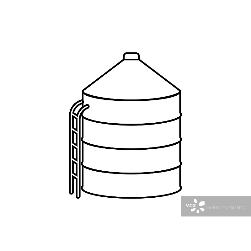 筒仓图标图片素材