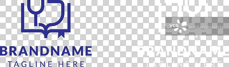 适合商业的字母yj和jy书籍标志图片素材