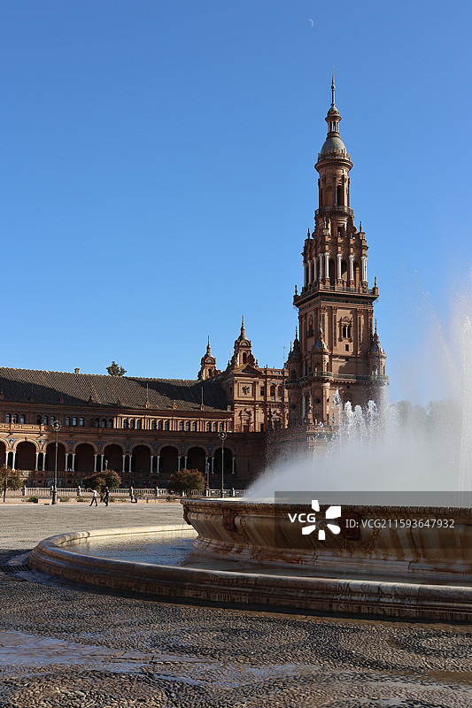 巴塞罗那西班牙广场图片素材