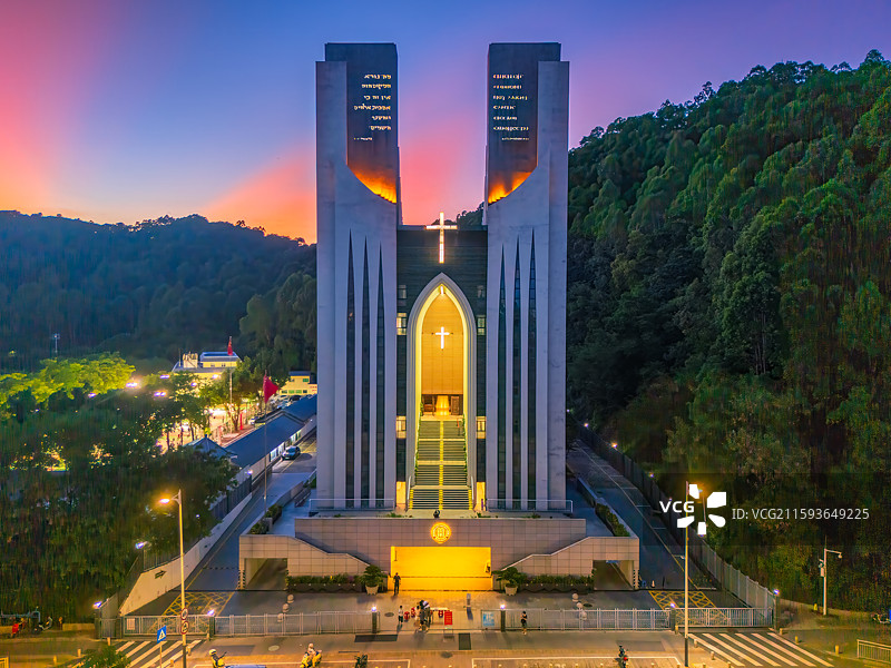 镜像龙岗·礼拜地·布吉教堂图片素材