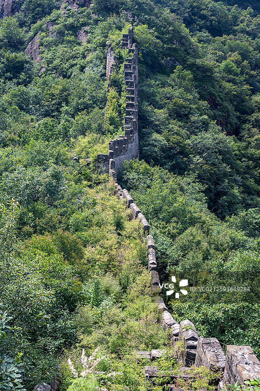 秦皇岛董家口长城风光图片素材