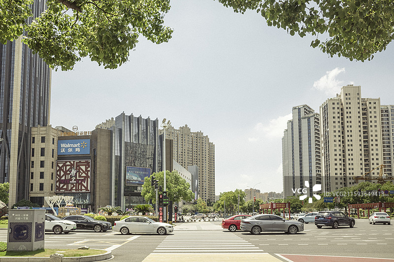 马路街景图片素材