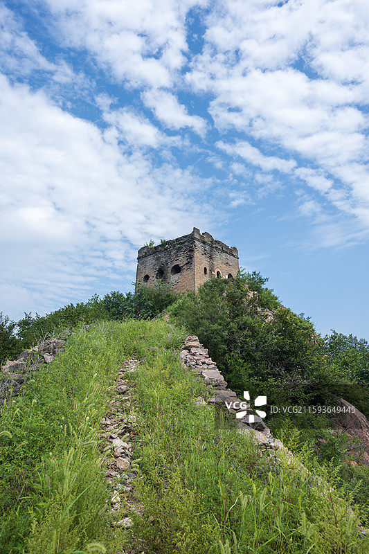 秦皇岛董家口长城风光图片素材