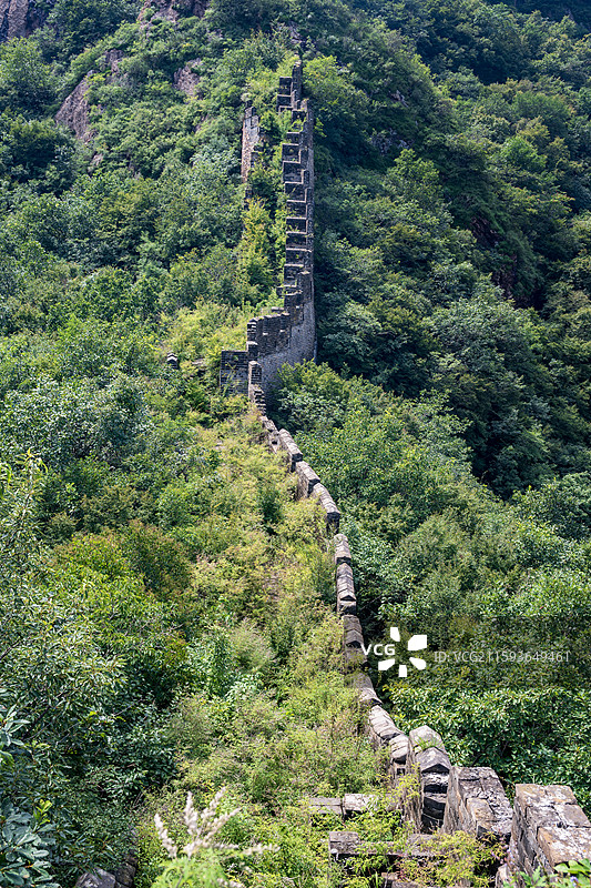 秦皇岛董家口长城风光图片素材