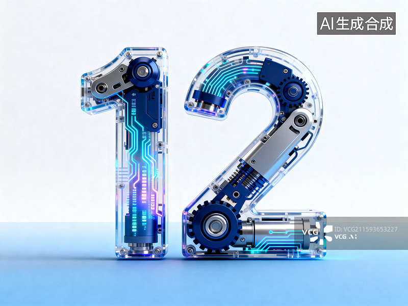 【AI数字艺术】科技数字图片素材