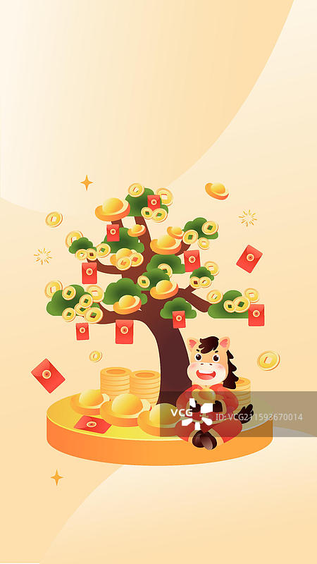 2026年 马年生肖 金融互联网电商活动海报图片素材