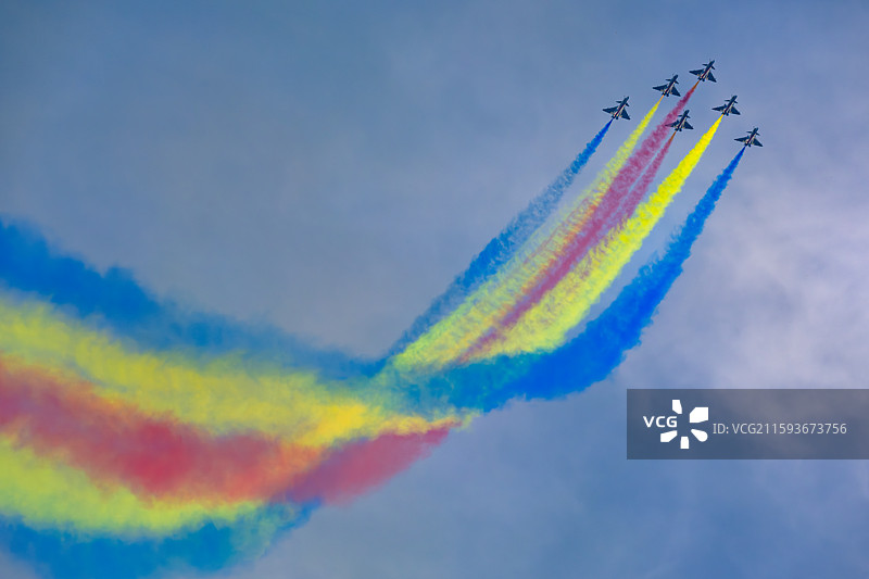 空军八一飞行表演队精彩瞬间图片素材