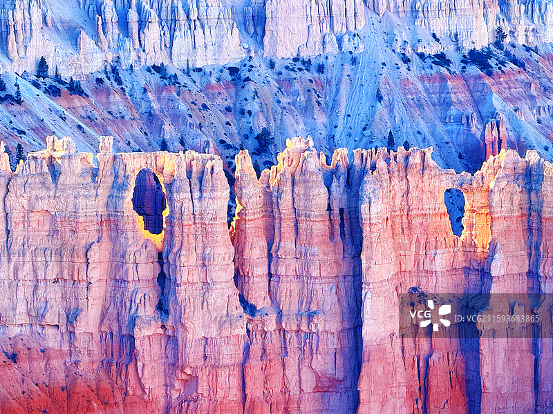 美国布莱斯峡谷国家公园风光图片素材