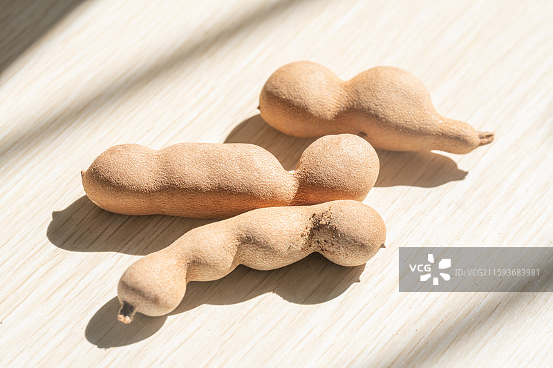 罗望子、酸角、酸梅  特写 水果 中草药图片素材