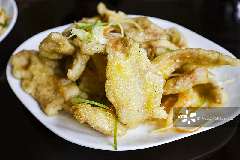 东北黑龙江特色美食锅包肉图片素材