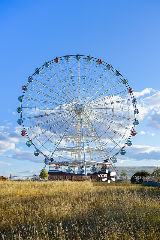 满洲里，扎赉诺尔猛犸旅游区，摩天轮图片素材