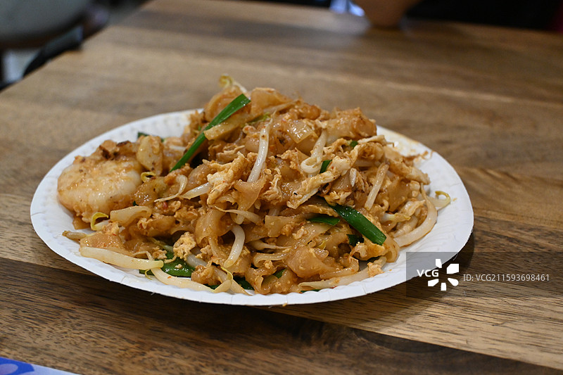 马来西亚 炒粿条图片素材