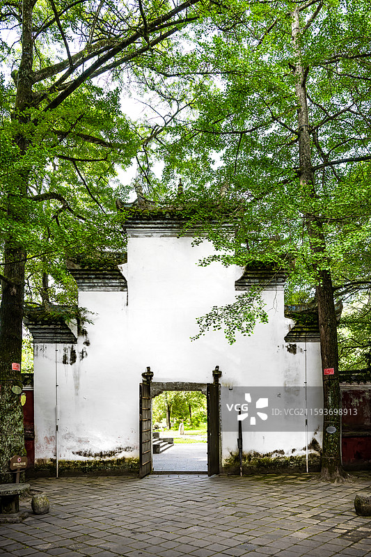 贵州 飞云崖 月潭寺门楼图片素材