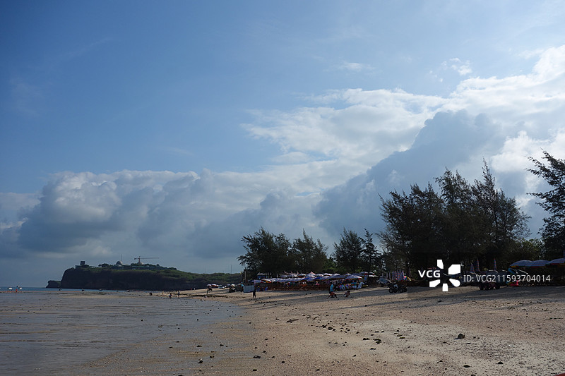 广西北海涠洲岛：石螺口海滩图片素材