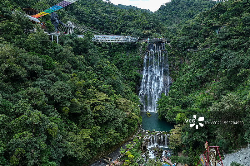 清远古龙峡漂流景区图片素材