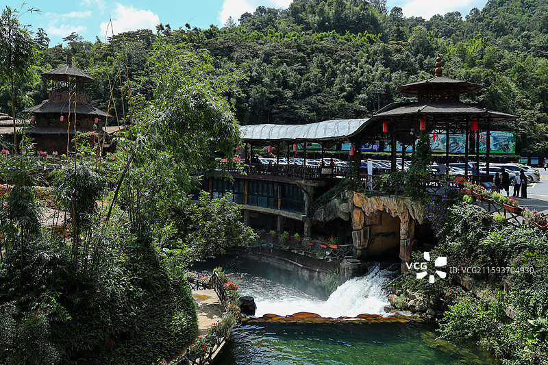 清远古龙峡漂流景区图片素材