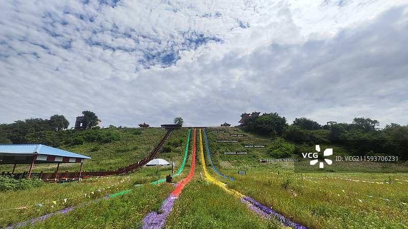 秦皇岛南戴河娱乐中心滑草娱乐图片素材