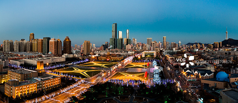 大连城市夜景图图片素材
