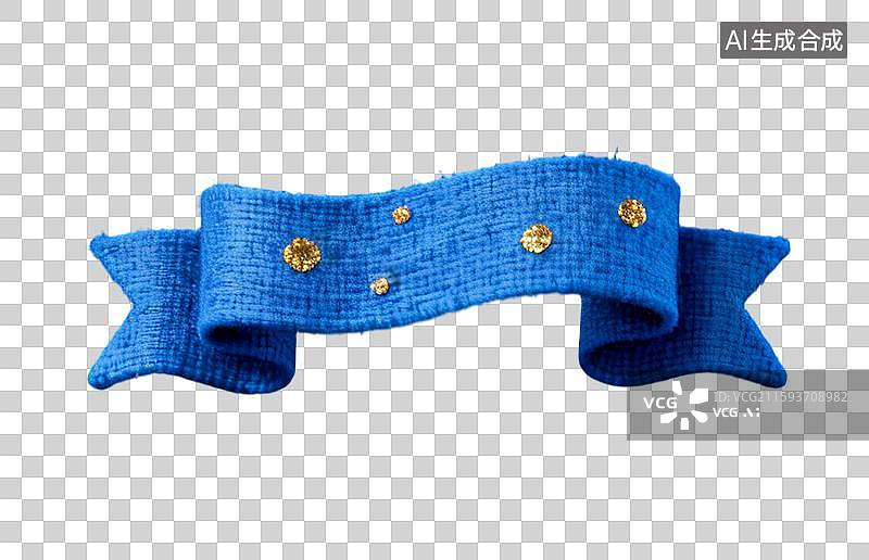 【AI数字艺术】3d手工棉麻布艺质感彩带图片素材