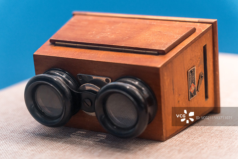 20世纪初的布鲁斯特式立体镜图片素材