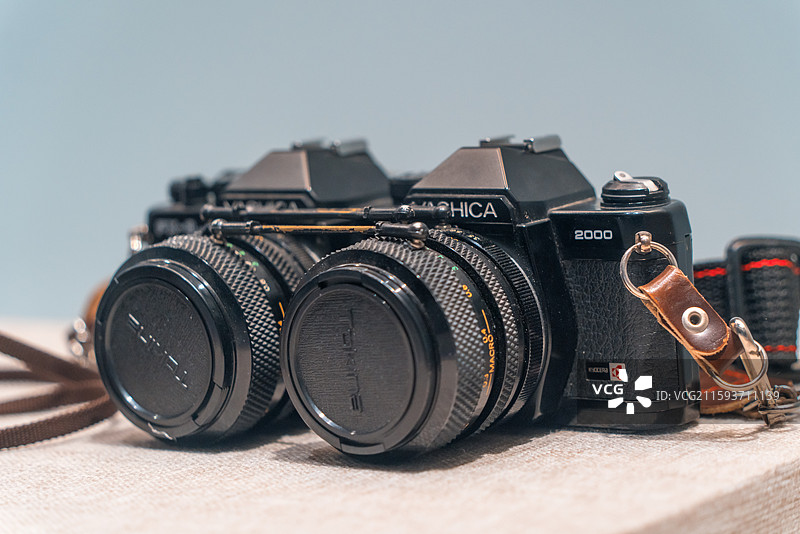复古雅西卡立体相机图片素材