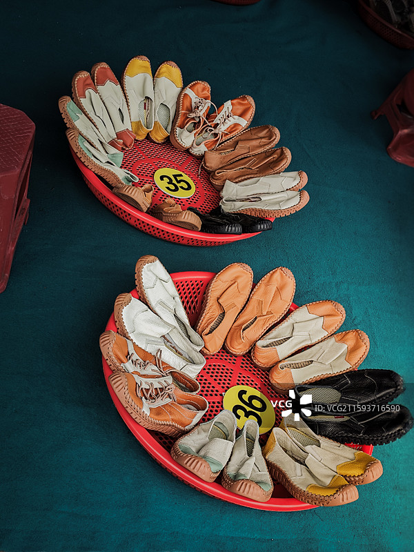 市场上的鞋花图片素材