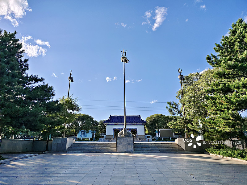 内蒙古自治区兴安盟乌兰浩特市成吉思汗庙图片素材