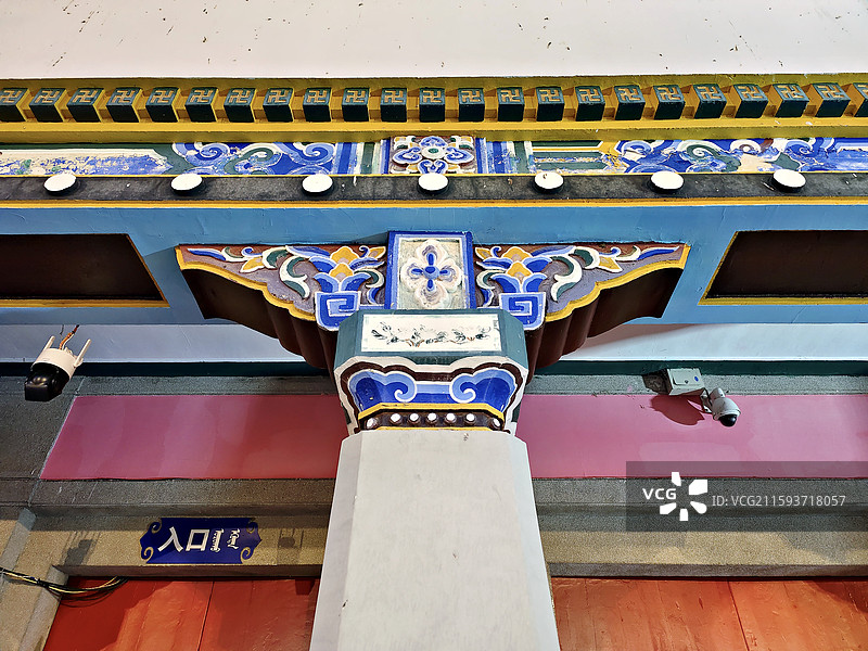 内蒙古自治区兴安盟乌兰浩特市成吉思汗庙图片素材